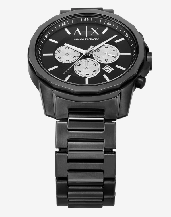 Armani Exchange Banks AX1765 Men's Chronograph 44mm Gunmetal-1