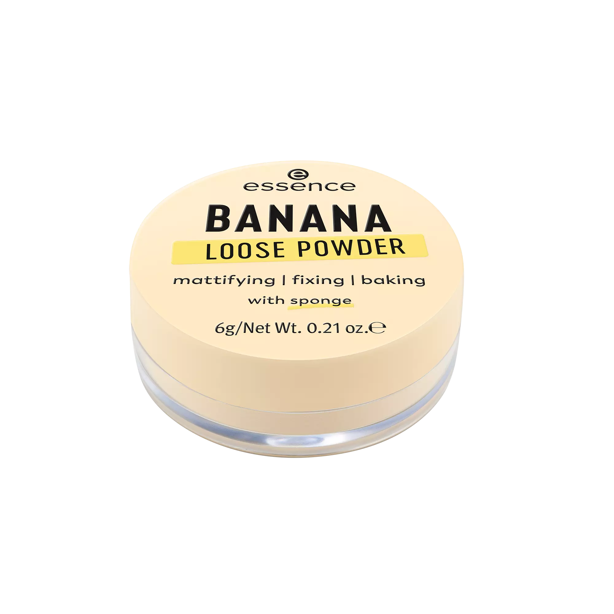Essence Banana Loose Powder 6 g Soft Yellow Setting Powder with Sponge-2