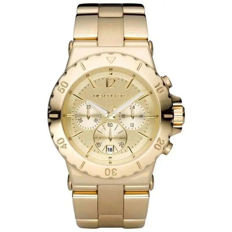 Michael Kors Women's Quartz Gold Stainless Steel Watch Gold Dial-1