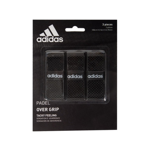Adidas Overgrip 3-Pack Black Micro-Perforated Tacky Overgrips-1