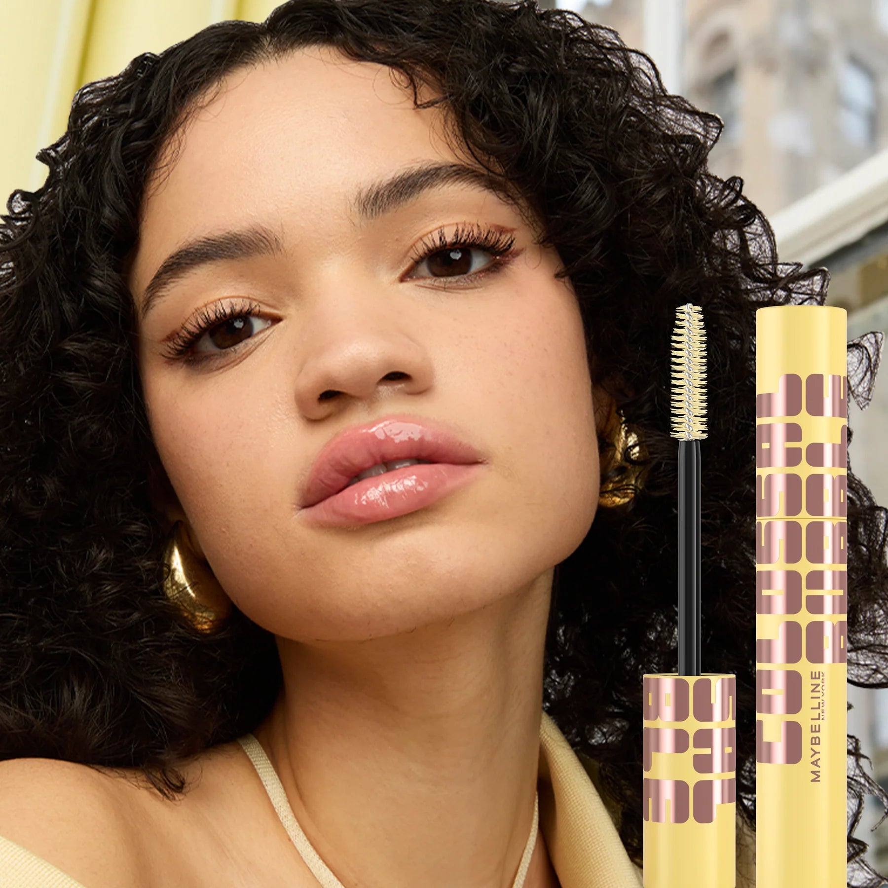 Maybelline New York The Colossal Bubble Washable Mascara, Buildable Mascara Volume and Length Formula for Bold, Separated Lashes