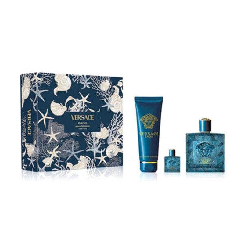 Versace Eros Eau de Toilette Gift Set 100ml EDT + 30ml Travel Spray-1