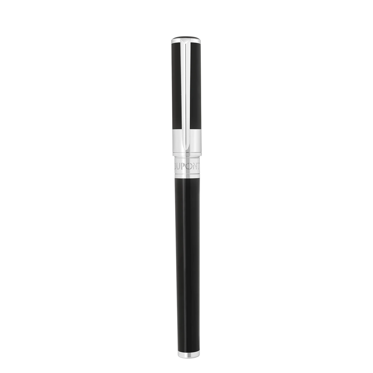 S.T. Dupont D-Initial Black & Chrome Rollerball Pen – 272200