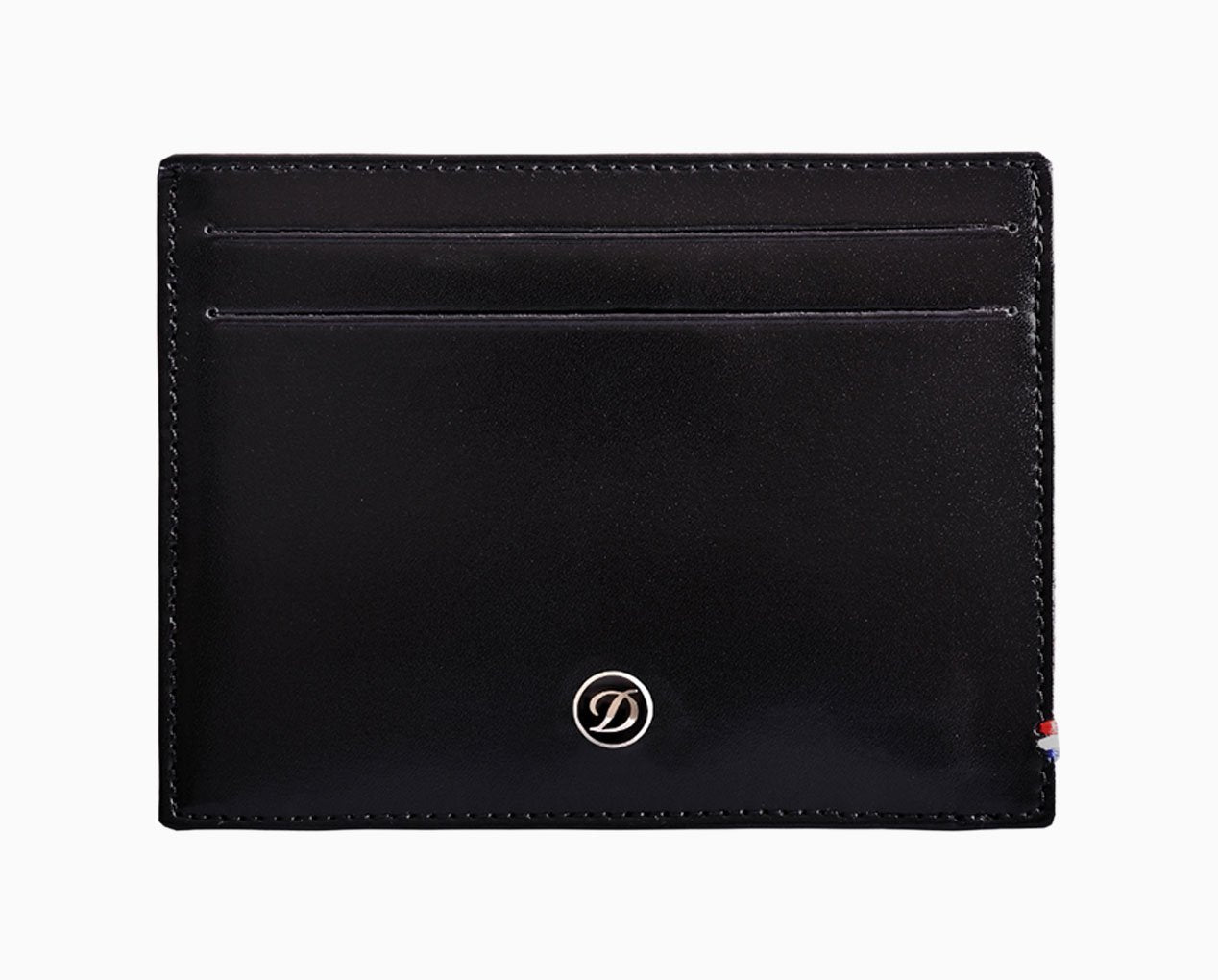 S.T. Dupont Line D Card Holder Wallet Black 9 x 12 cm-1