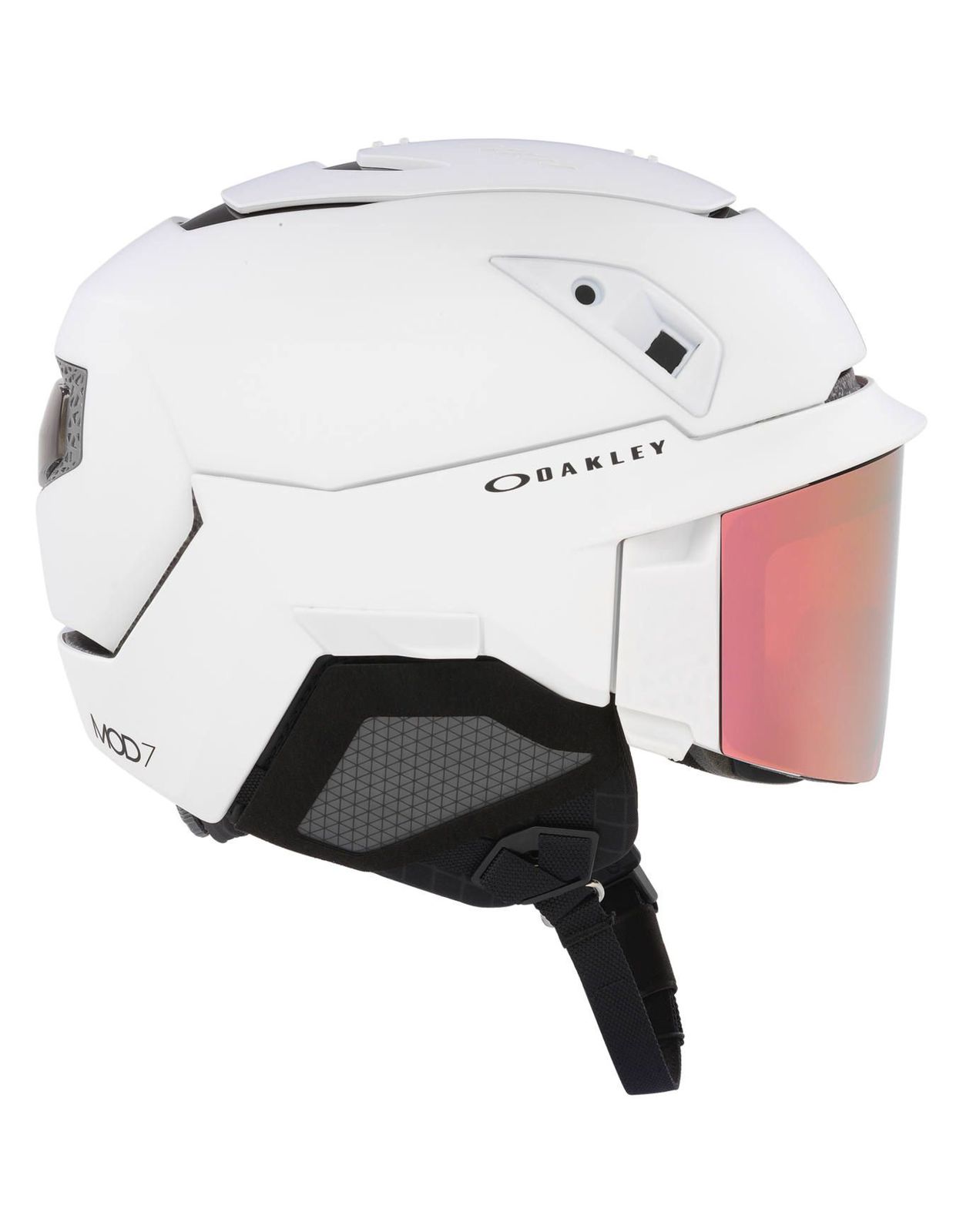 Oakley MOD7 MIPS Ski Helmet White Prizm Rose Gold Iridium Visor-4