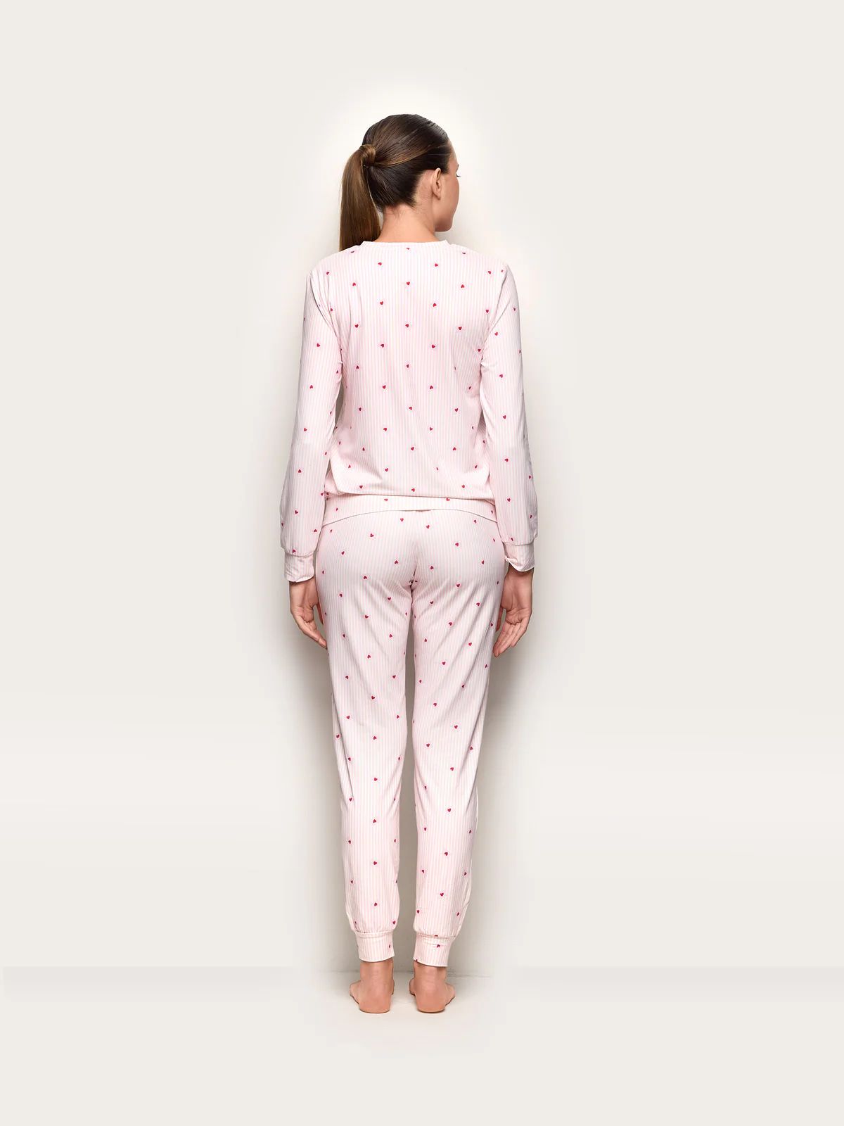 Yamamay That's Amore Women's Long Pajamas Printed-1