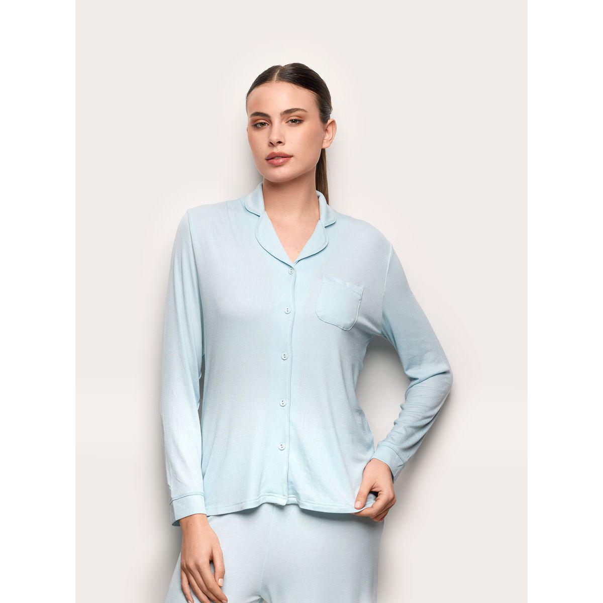 Yamamay Modal Top PPTD191006 Long-Sleeve Nightshirt S M L-1