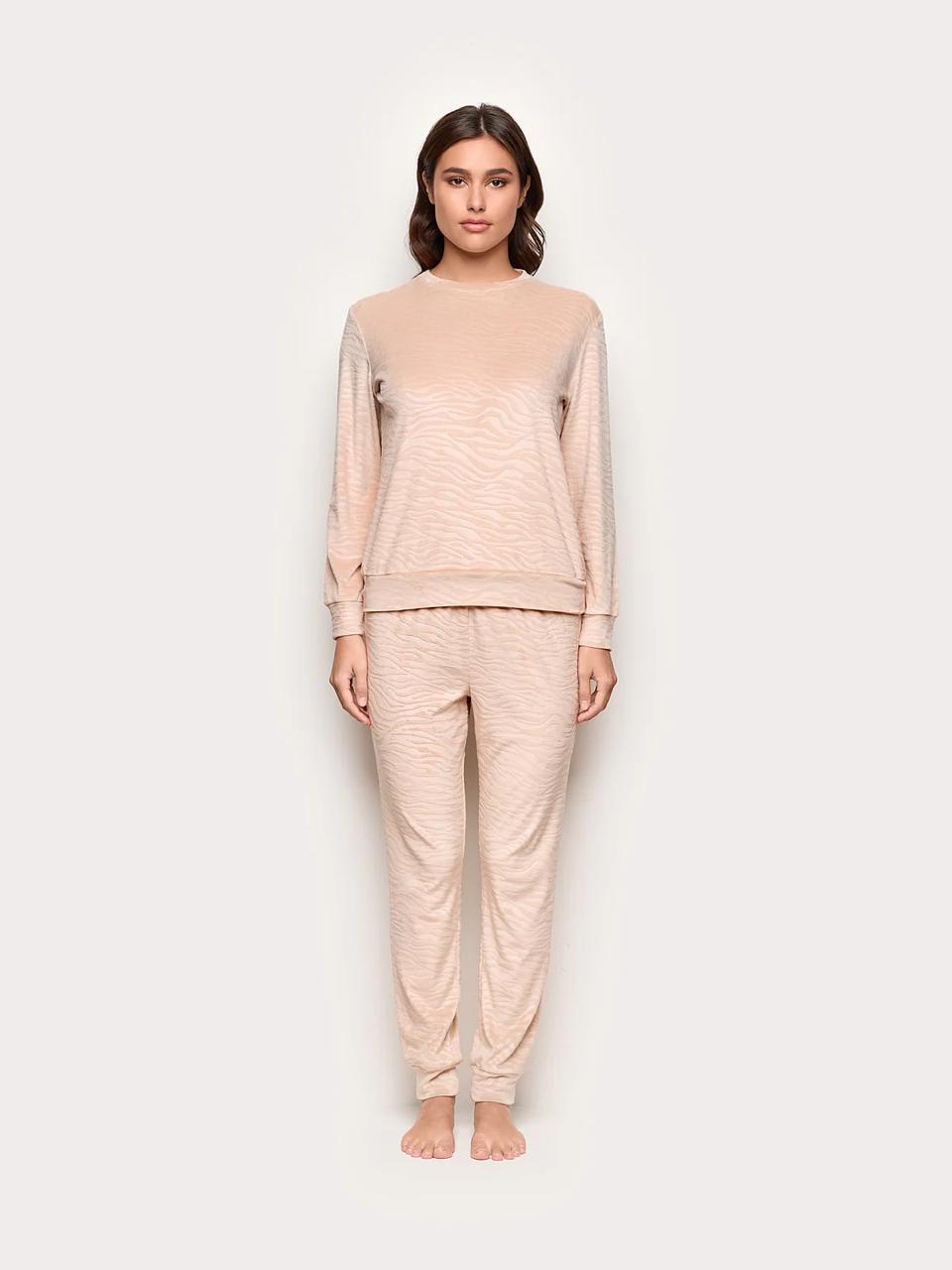 Yamamay Special Pajamas PPLD184020 Women's Long Pyjamas Pink Beige-1