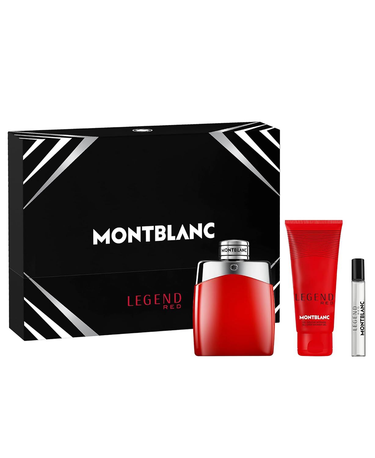 Montblanc Legend Red Gift Set 100ml EDP + 7.5ml Spray + 100ml Gel-1
