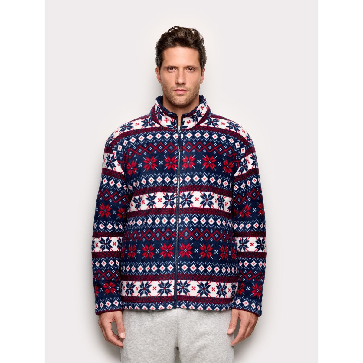 Yamamay Apres Ski Fur Bedroom Jacket Sherpa Printed-1