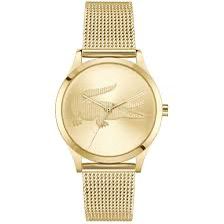 Lacoste Crocodelle Women's Gold Watch-1