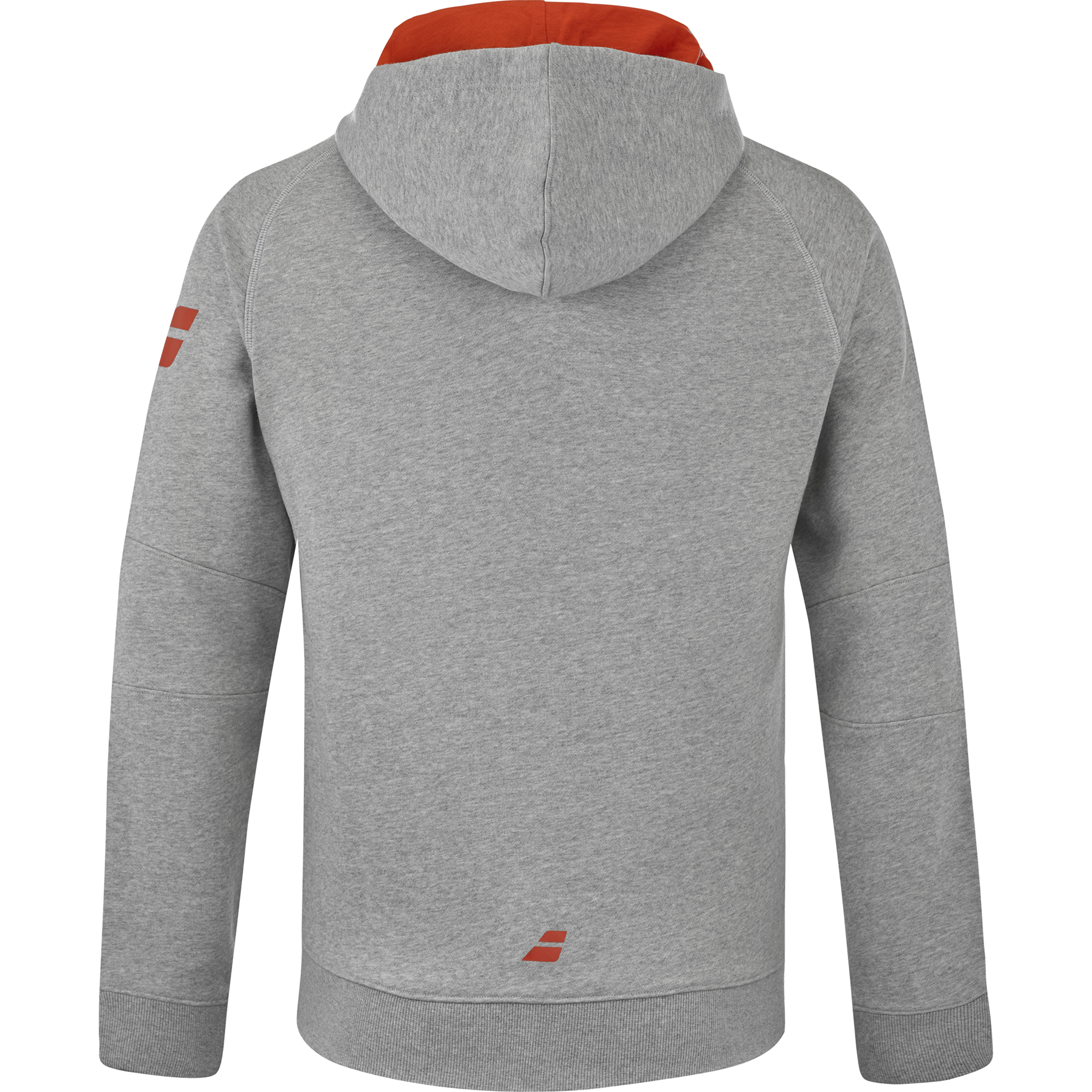 Babolat Exercise Hood Jacket Men Regular Fit Cotton Blend Flecked Gray-3