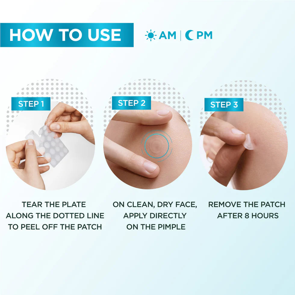 Fast Clear Invisible Pimple Patch 8 Hours Hydrocolloid