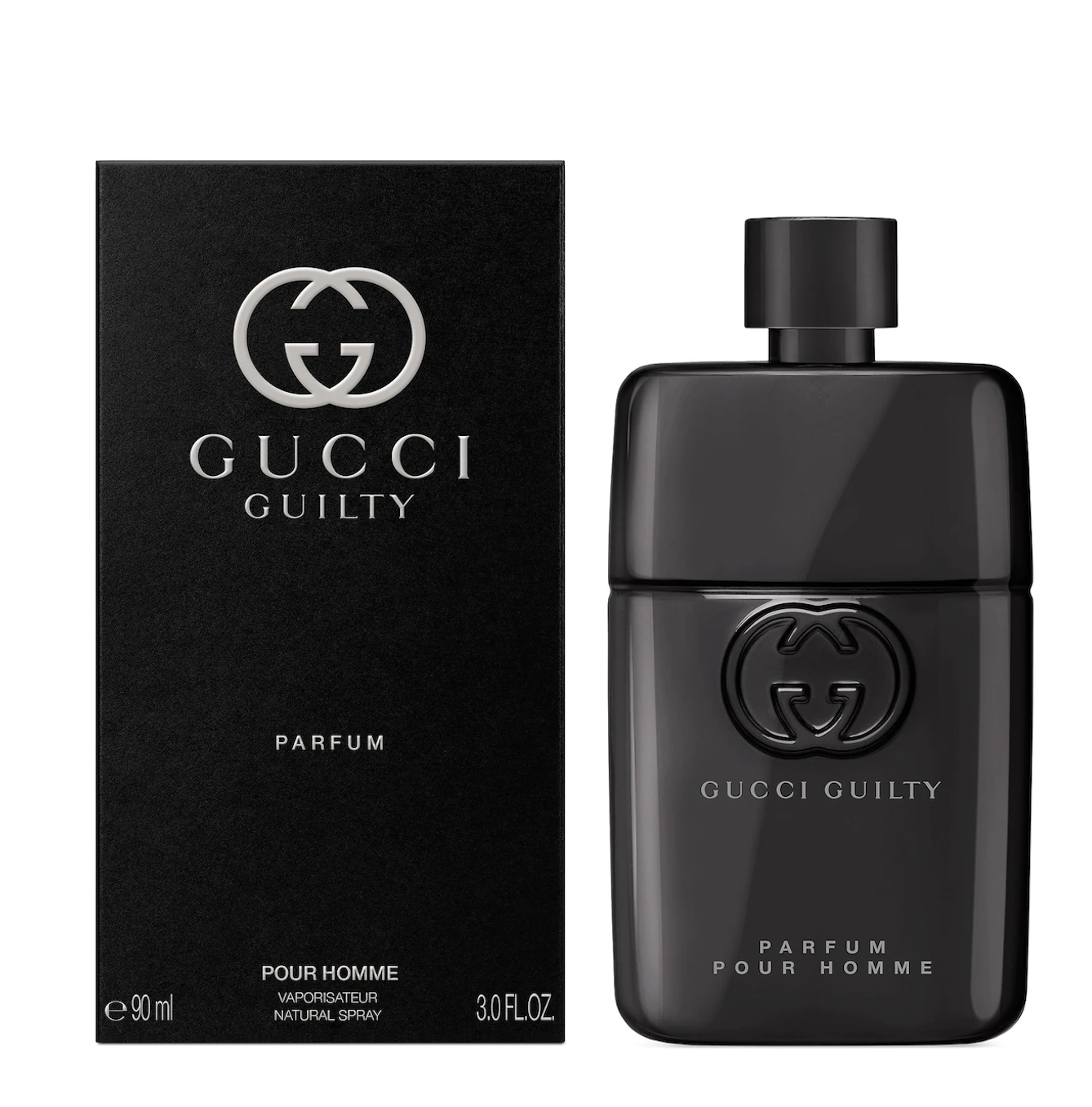 Gucci Guilty Parfum Pour Homme 90 ml Anthracite Metal Bottle-1