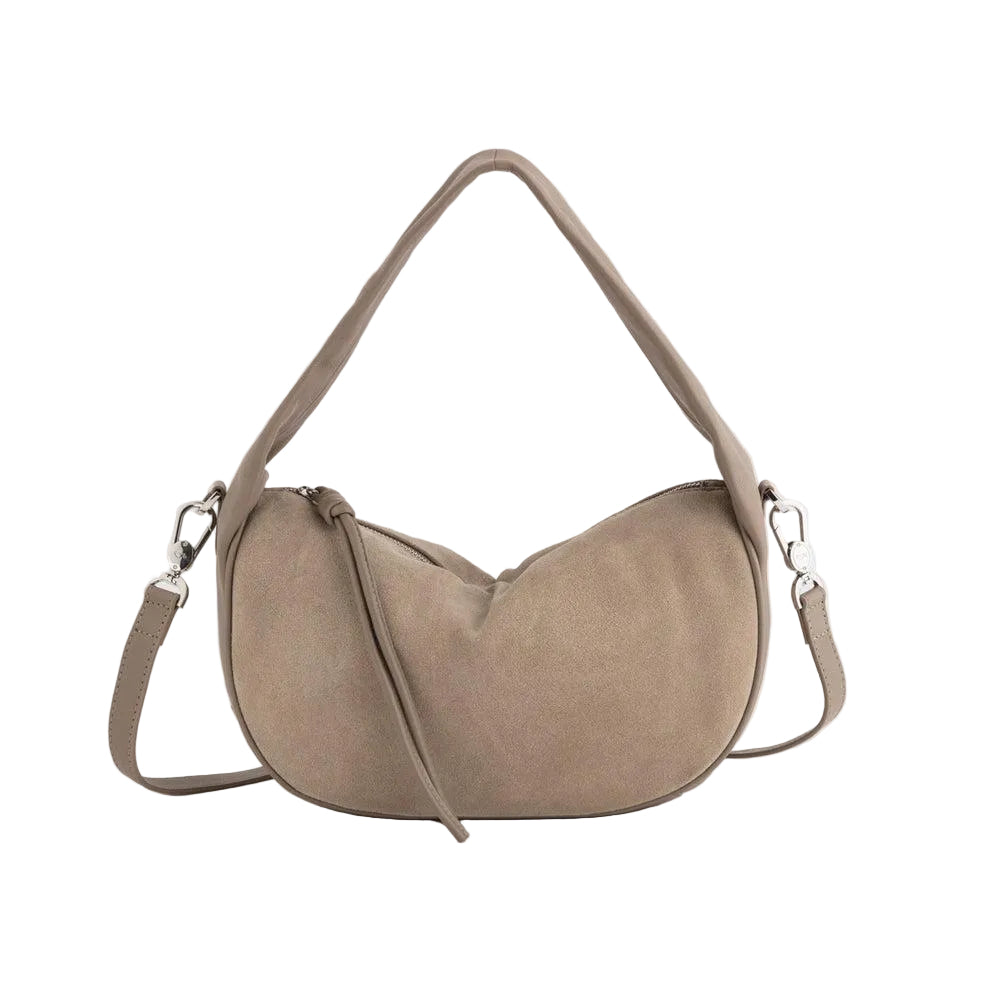 Carpisa Fiore V3 Shoulder Bag Suede & Smooth Cowhide 39x28x11 cm-1