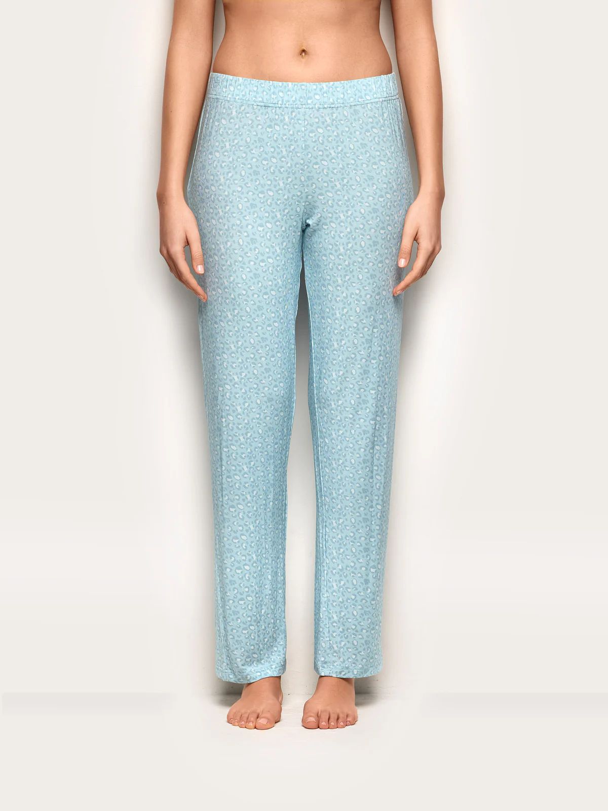 Yamamay Modal Leopard Long Trousers Women's Full-Length Printed PPBD191003-1