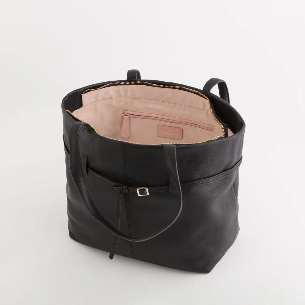 Carpisa Novella V2 Shopping Leather Bag for Women Sable-3
