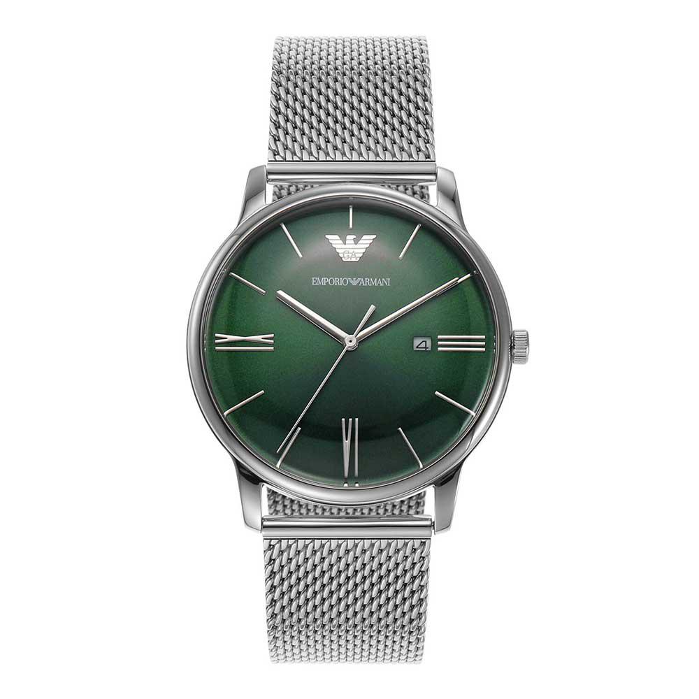 Emporio Armani Renato AR2457 Men's Watch 43mm Silver Stainless Steel-1