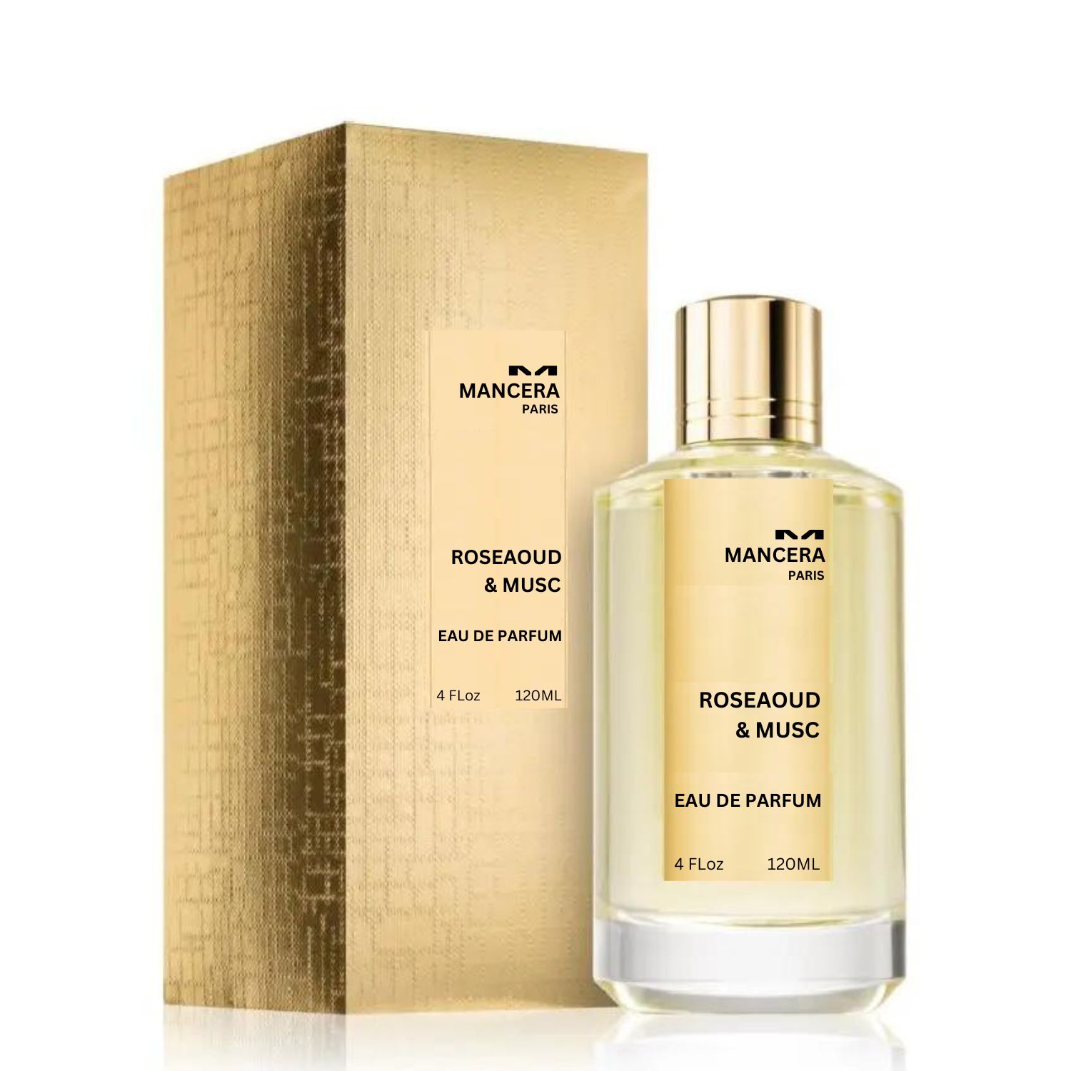 Mancera Rose Aoud & Musc Eau de Parfum 120ml Woody Floral Oud Musk-1