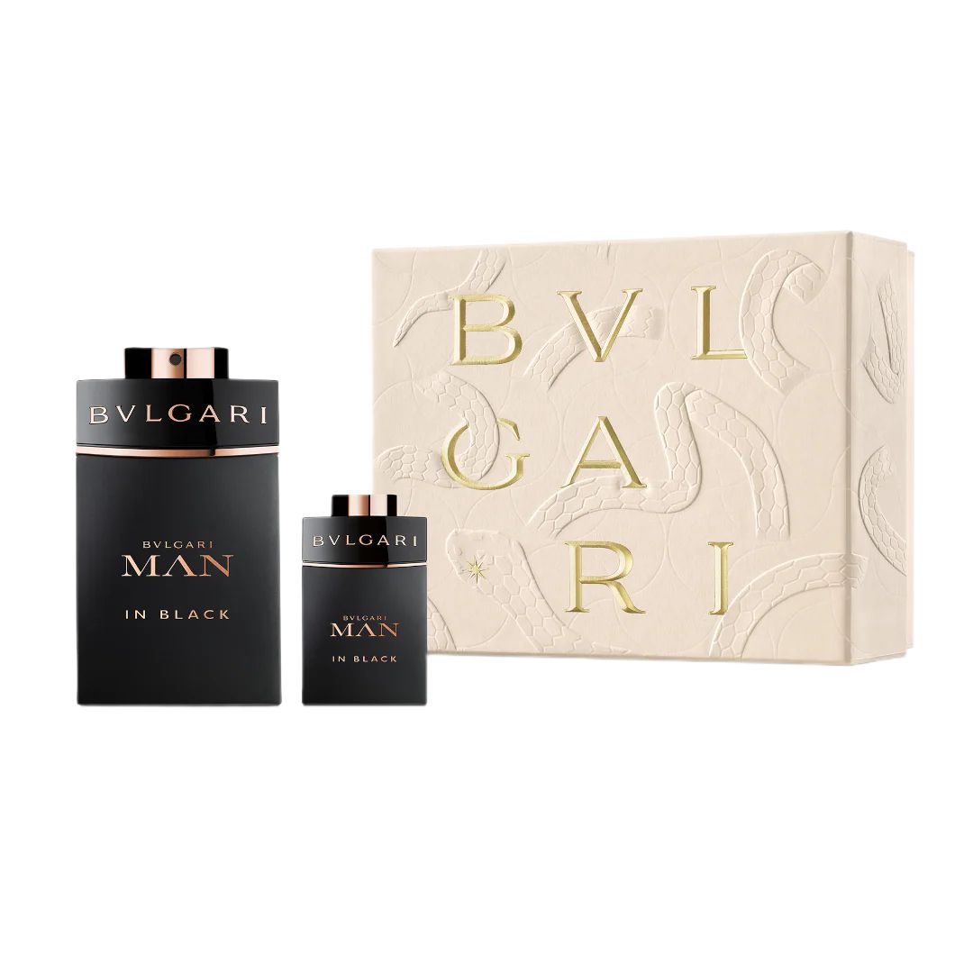 Bvlgari Man in Black Gift Set Eau de Parfum Full-Size + Miniature-1