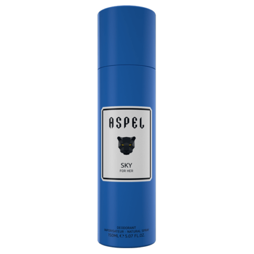 Aspel Sky for Her Deodorant Spray Fresh Floral Powdery Scent-1