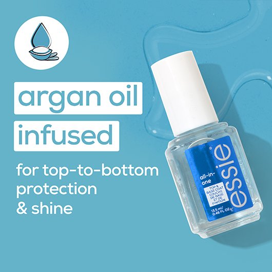 Essie All-in-One Top & Base Coat Nail Polish with Argan Oil-1