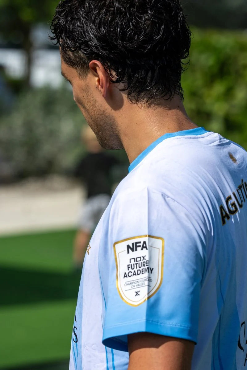 Nox Sponsors AT10 Light Blue Agustin Tapia T-Shirt