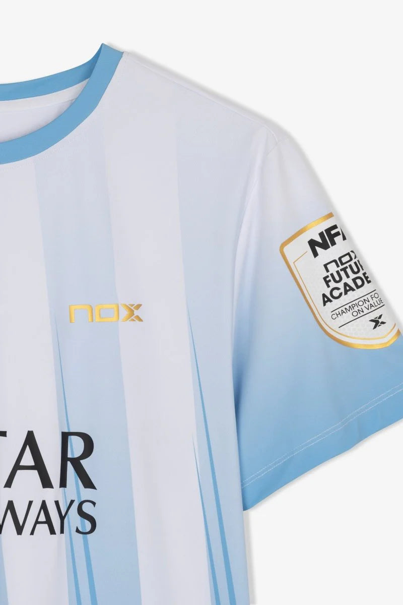 Nox Sponsors AT10 Light Blue Agustin Tapia T-Shirt