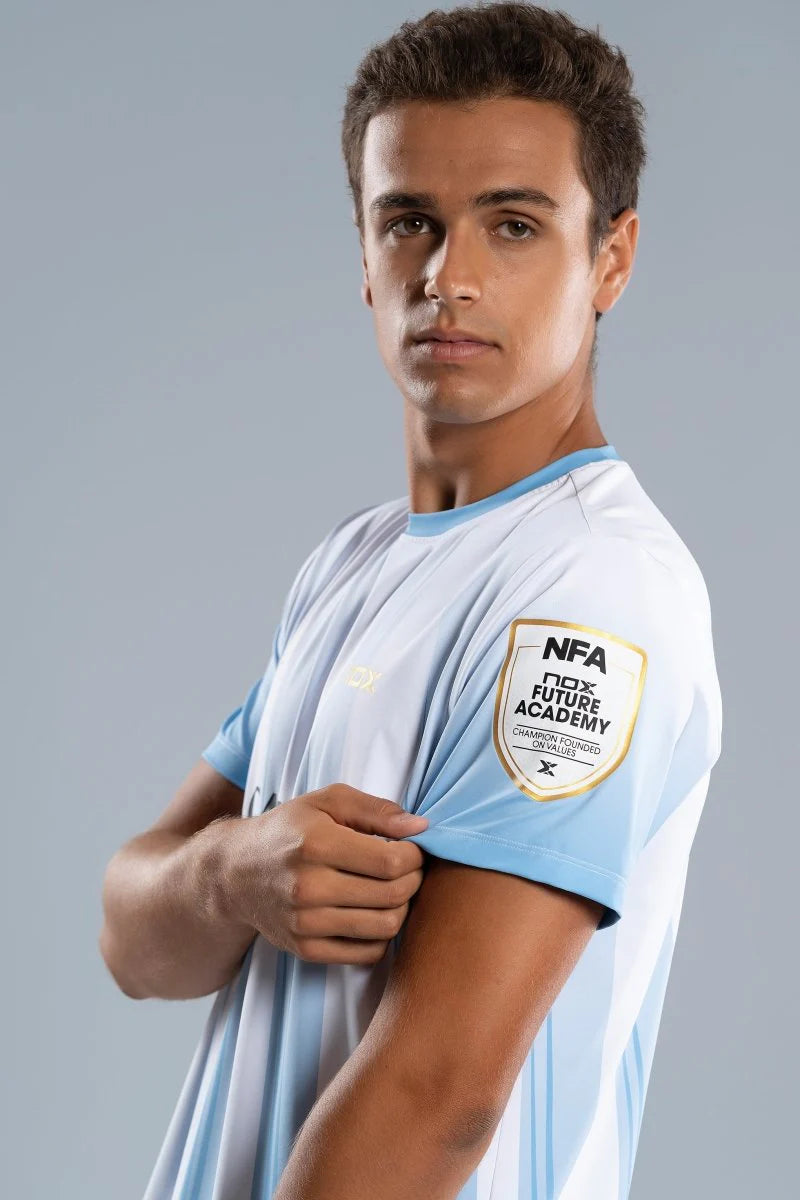Nox Sponsors AT10 Light Blue Agustin Tapia T-Shirt