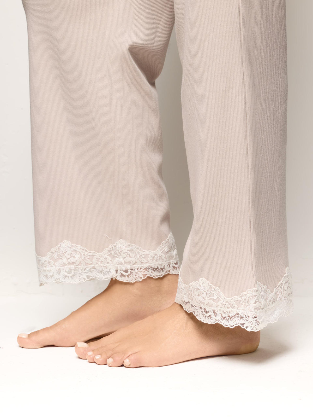 Yamamay Basic Modal Cotton Rib trousers – alternate view