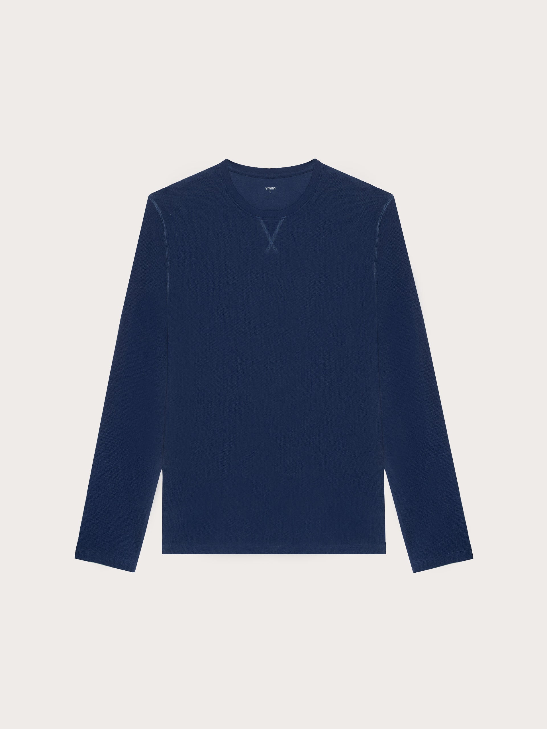 Yamamay Oil Blue long-sleeve nightwear T-shirt – back view