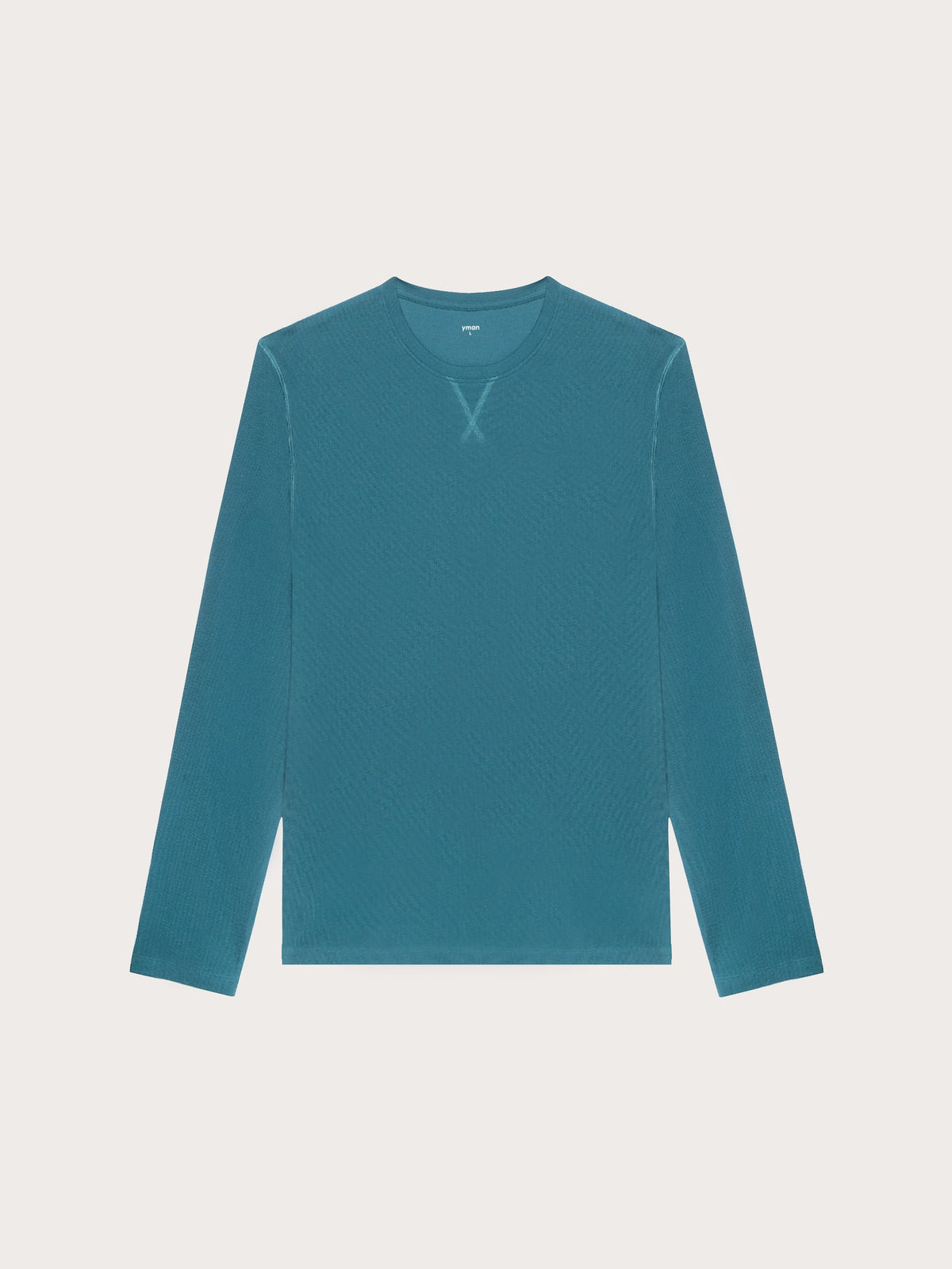 Yamamay Night Blue long-sleeve nightwear T-shirt – back view