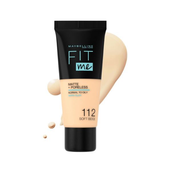 Maybelline Fit Me Matte + Poreless Liquid Foundation Medium Coverage-1