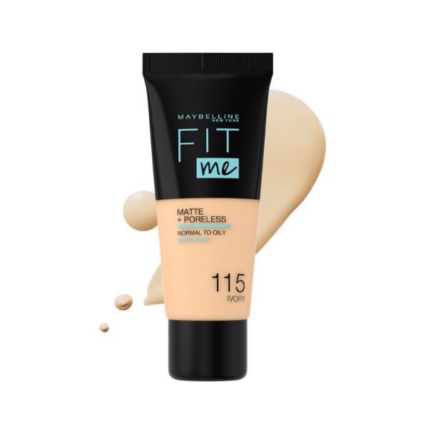 Maybelline Fit Me Matte + Poreless Liquid Foundation Medium Coverage-1