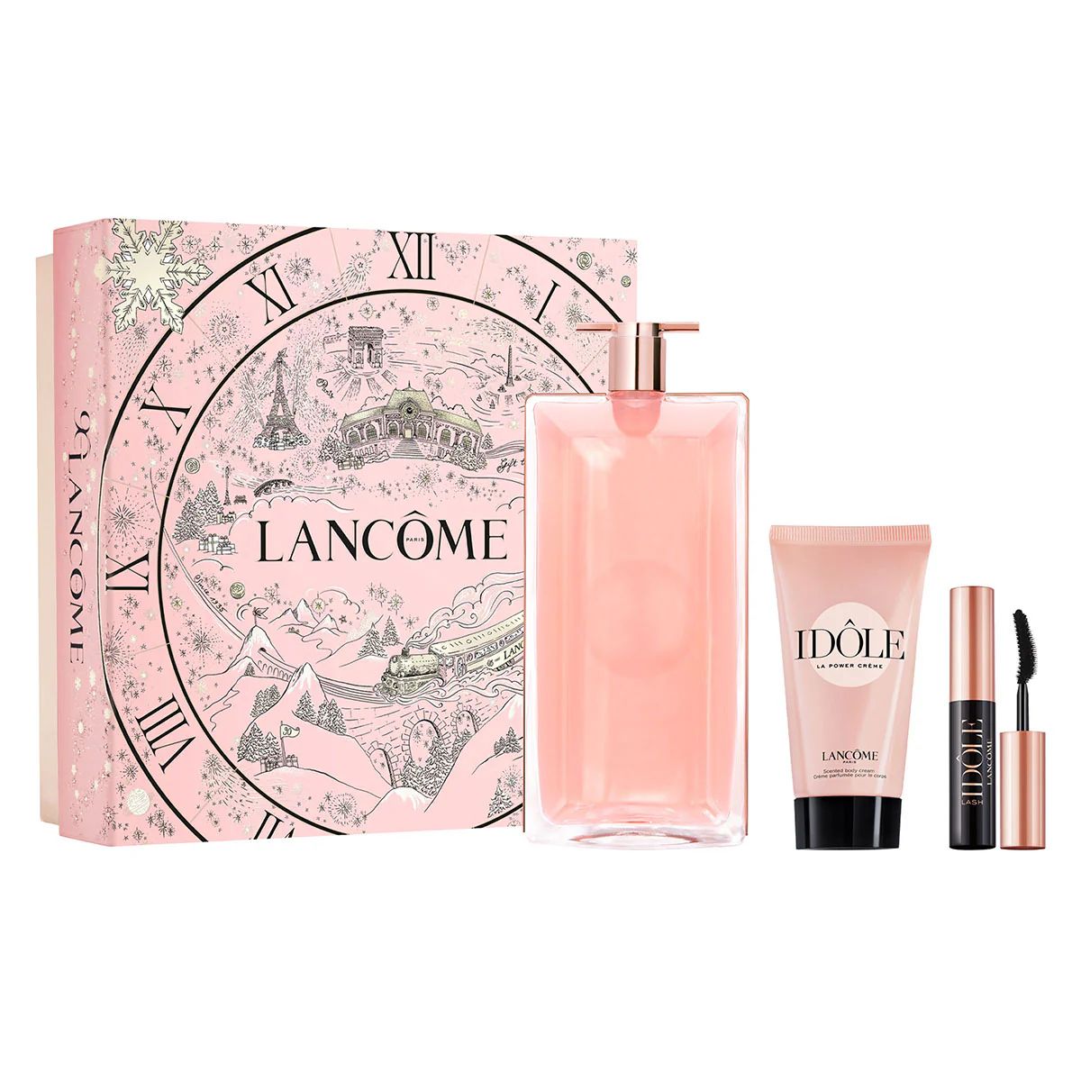 Lancôme Idôle Eau de Parfum Gift Set 100 ml Travel Spray Cream Mascara-1