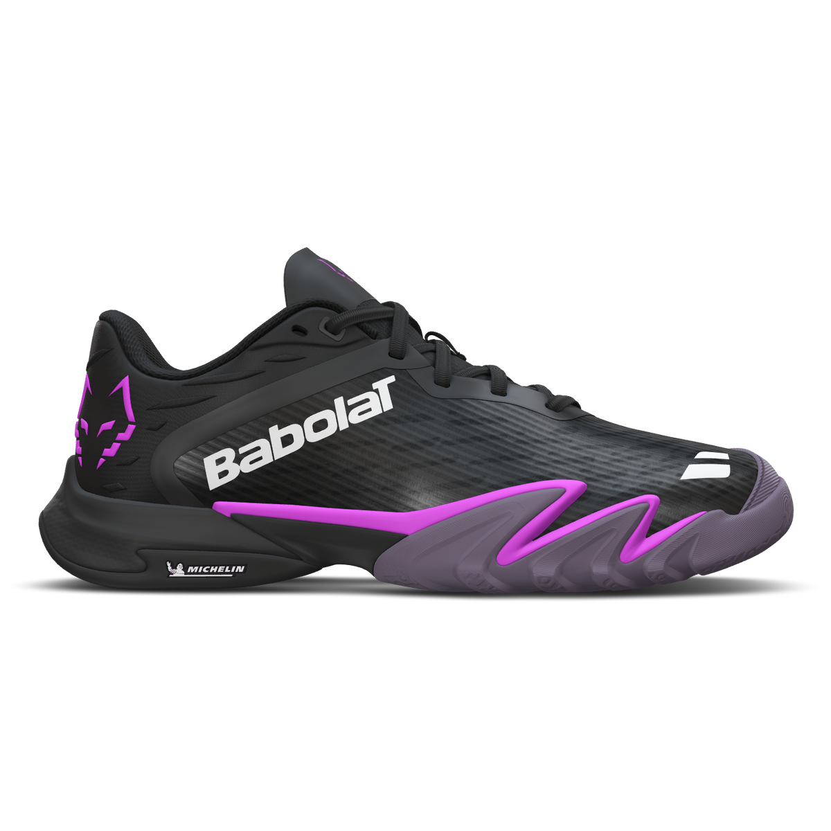 Babolat Jet Premura 3 Men Lebrón Padel Shoes – Black/Plum