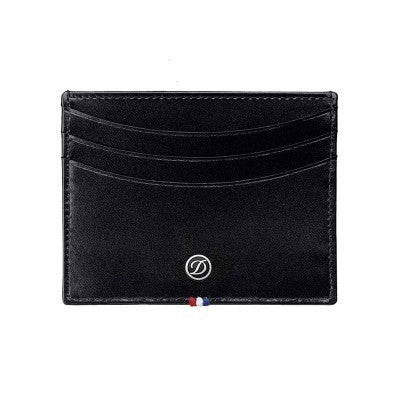 S.T. Dupont Line D Credit Card Holder 6CC Black – 180008