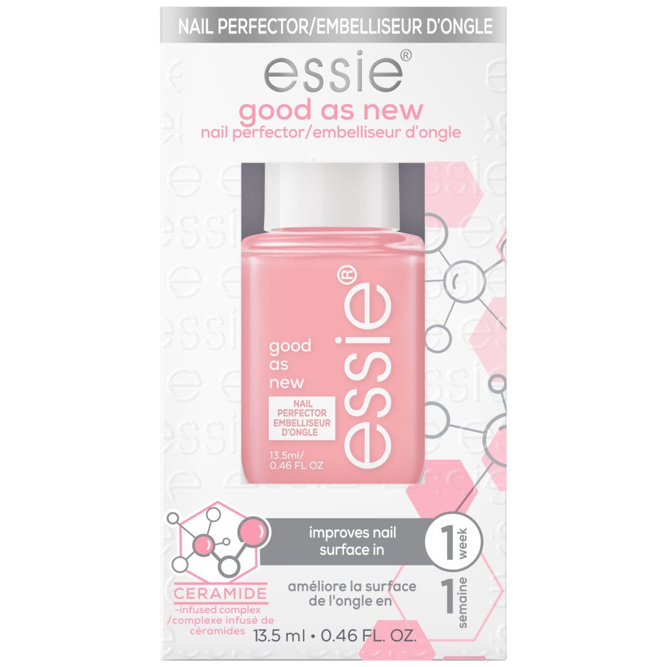 Essie Good As New Nail Perfector Sheer Pink Demi-Matte Nail Treatment-1
