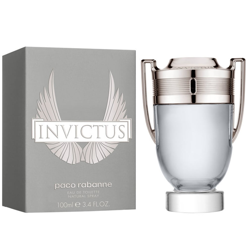 Paco Rabanne Invictus Eau de Toilette 100 ml Men's Woody Aquatic-1