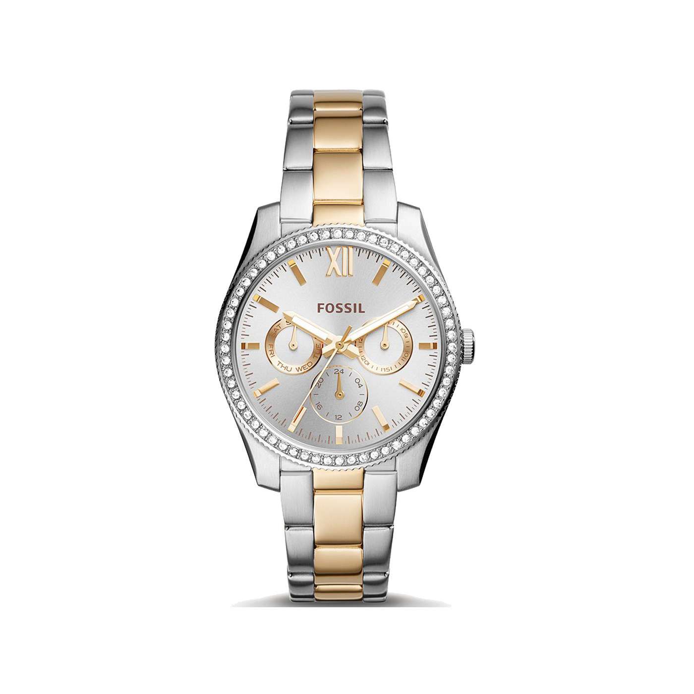 Fossil Scarlette Multifunction Ladies Watch 38mm Two-Tone-1