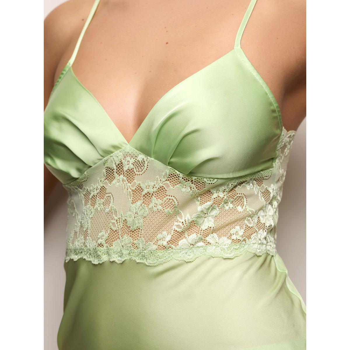 Yamamay Primula Color Satin & Lace Cami Top S-XL-1
