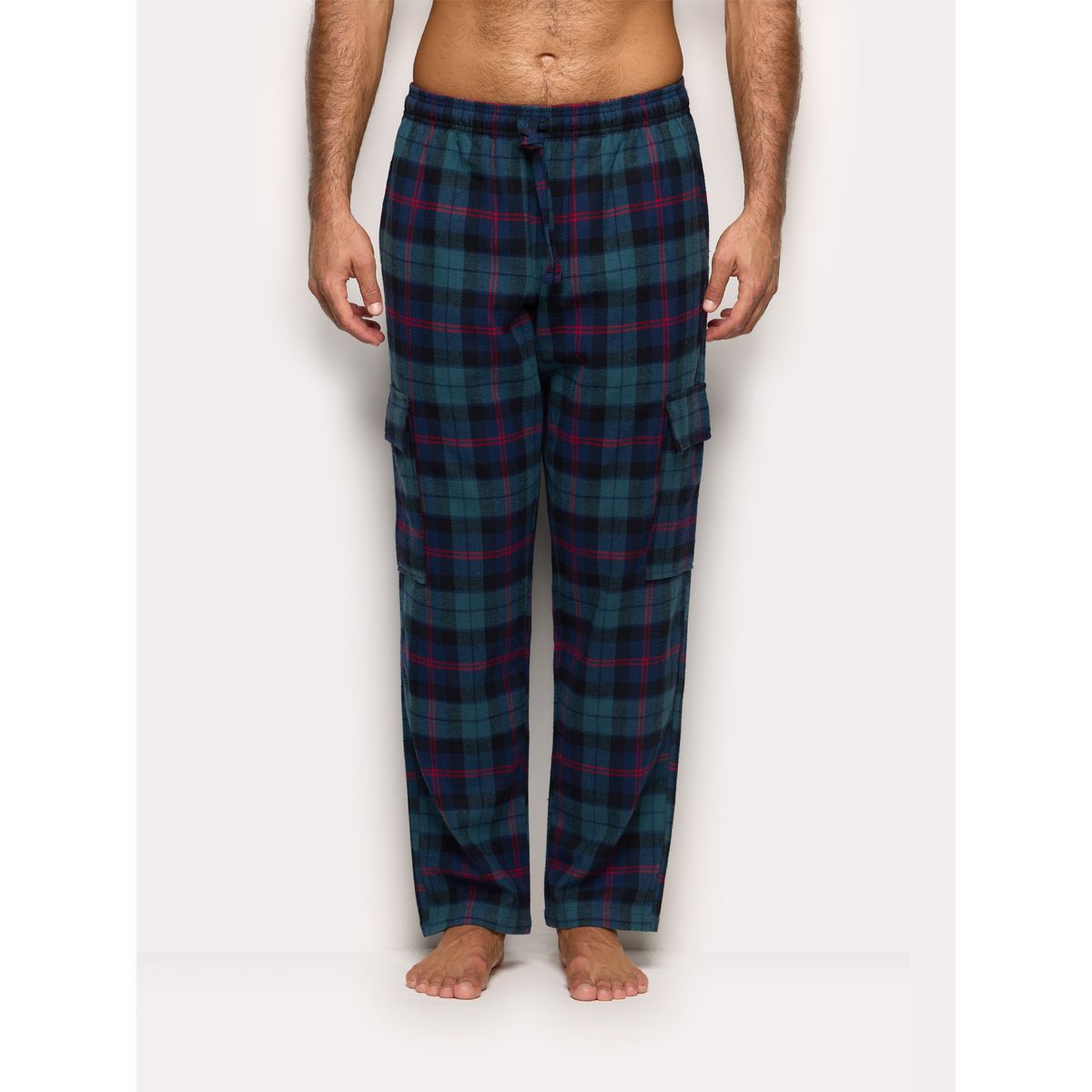 Yamamay Mix&Match Cotton Flannel Cargo Pyjama Trousers Multicolor-1