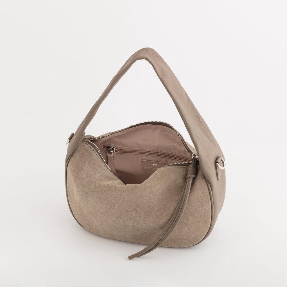 Carpisa Fiore V3 Shoulder Bag Suede & Smooth Cowhide 39x28x11 cm-3