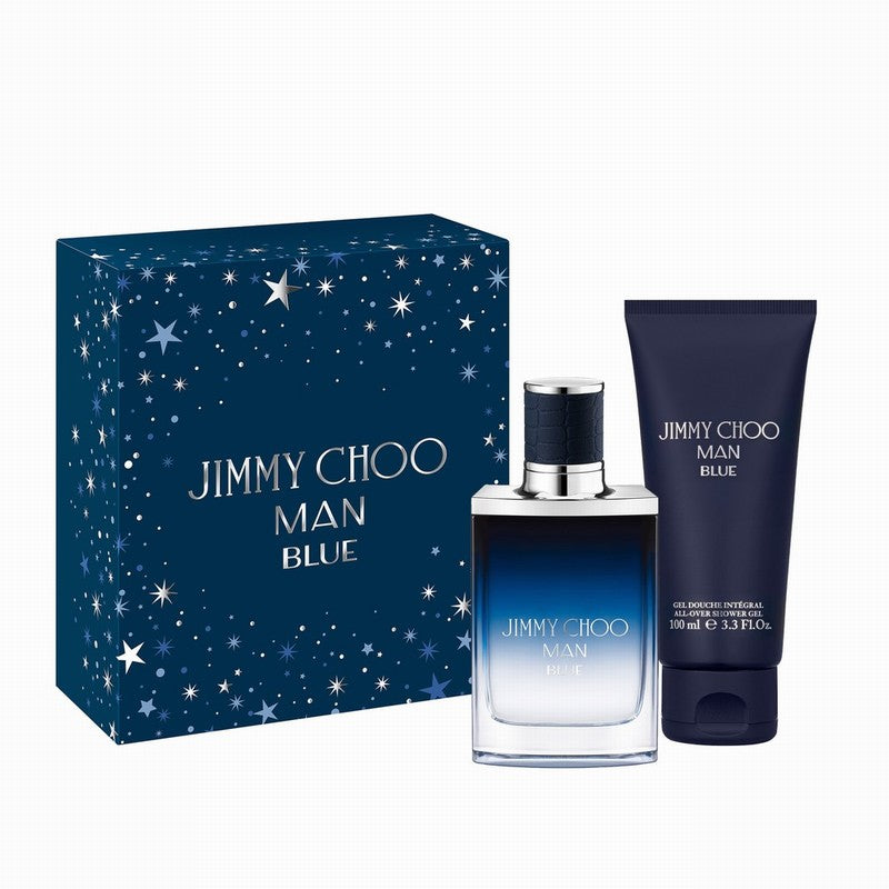 Jimmy Choo Man Blue Eau de Toilette Gift Set 50ml and 100ml Shower