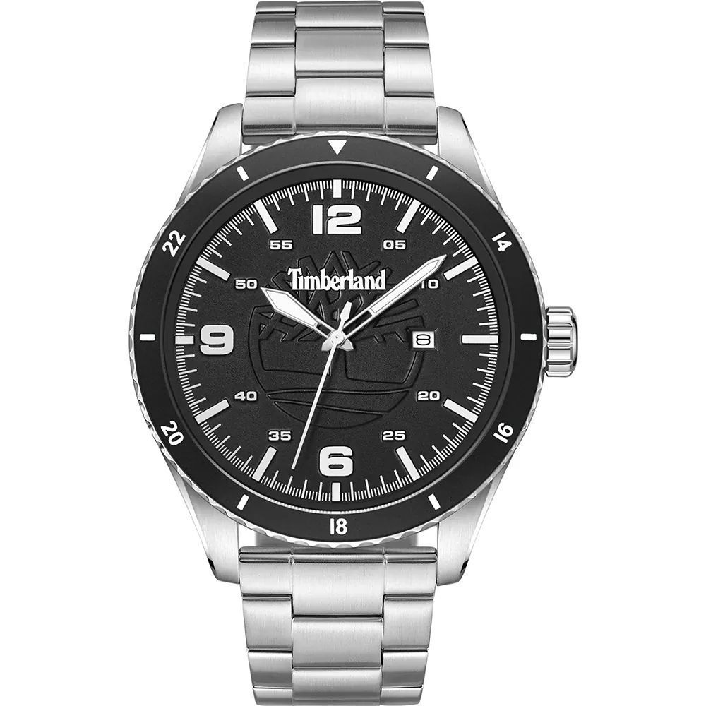 Timberland Ashmont TDWGH0010503 Men's Analog Watch 46mm Black Silver-1