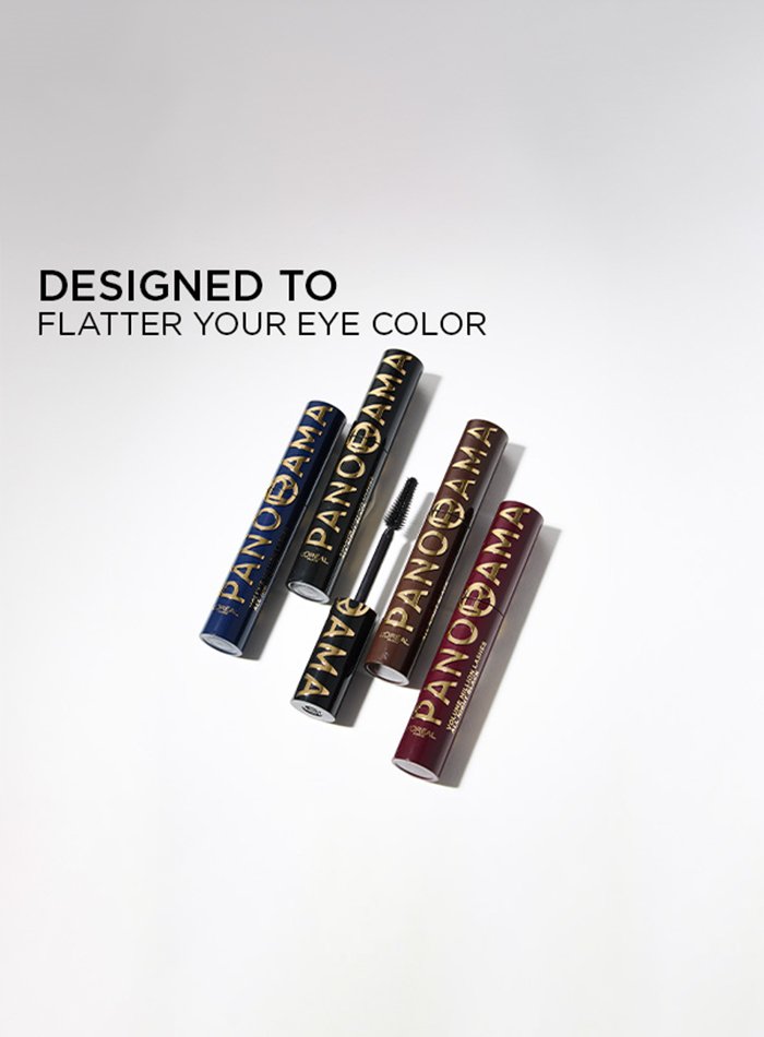 Burgundy Cashmere Panorama Mascara eye look