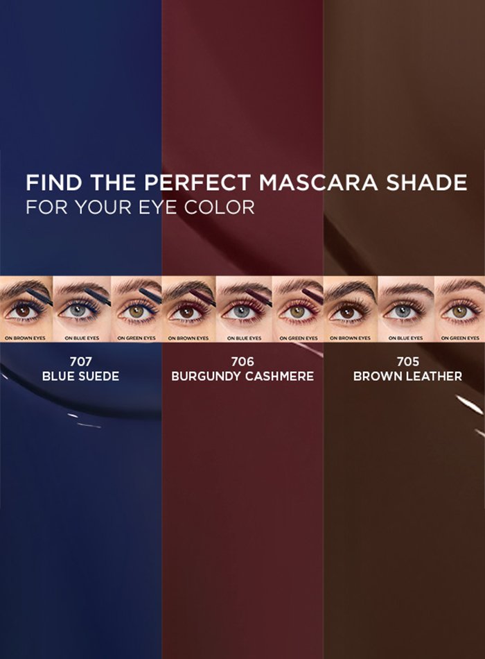 L'Oréal Paris Panorama Mascara burgundy lash look
