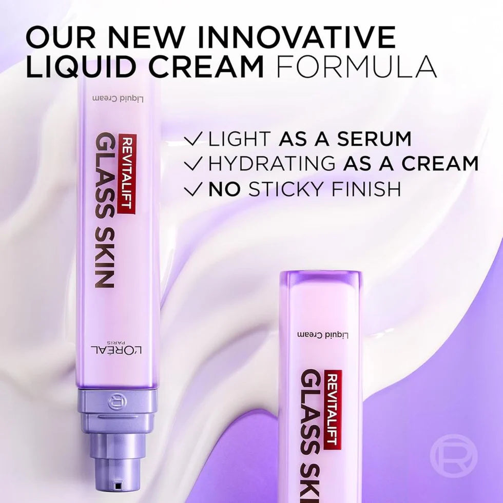 L’Oréal Revitalift Glass Skin Liquid Cream Hydration Glow