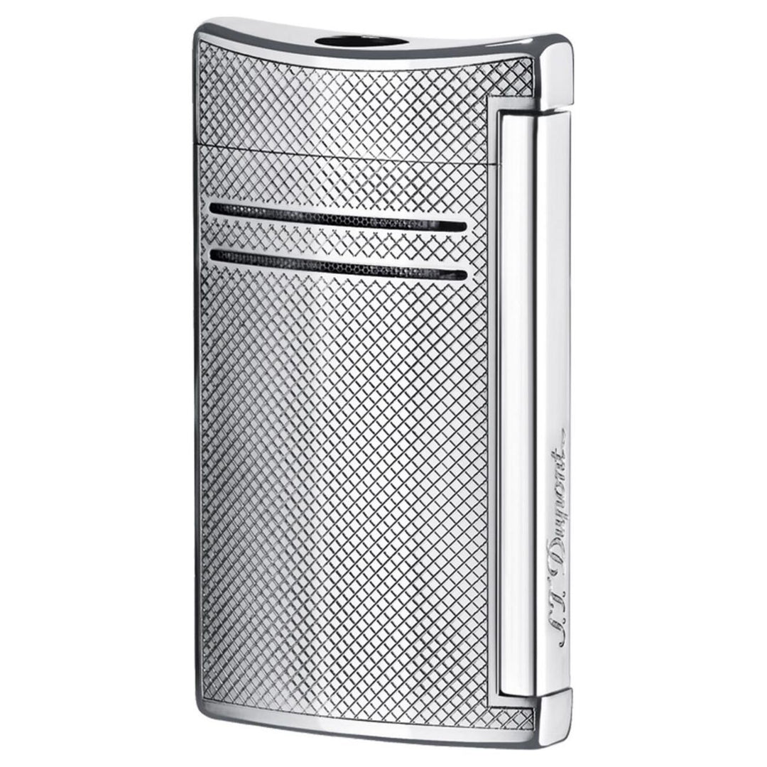 S.T. Dupont Maxijet Chrome Grid Lighter – 020157N