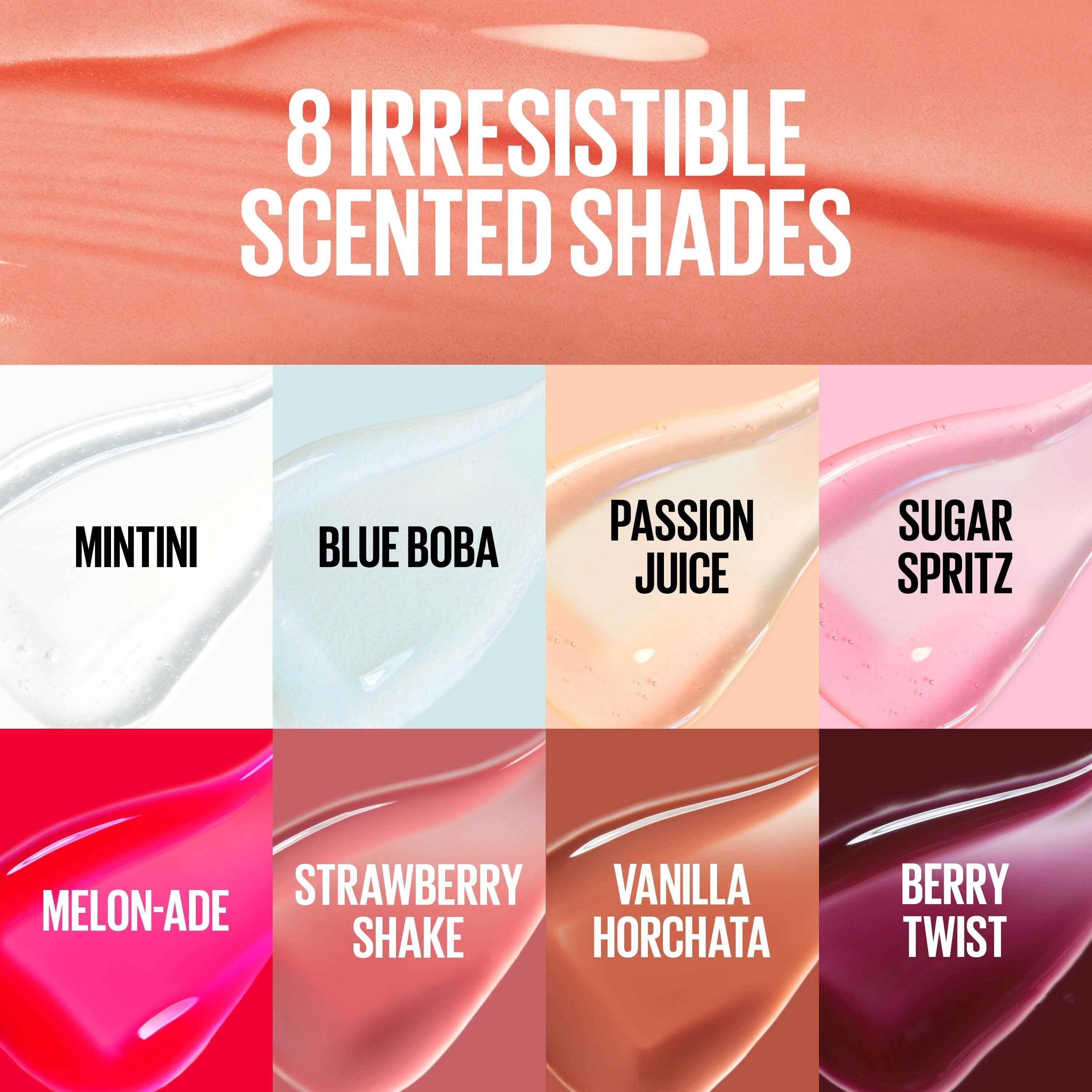Maybelline Lifter Gel Oil-in-Gel lip gloss shade guide